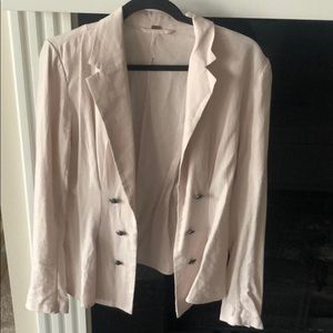 Free People Linen Blazer